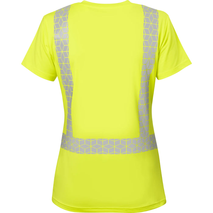 Ironwear® Women's High Visibility Short Sleeve T-Shirt - ANSI Class 2 - Type R - 7102