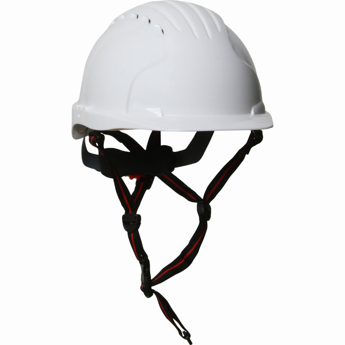 JSP® EVO® 6151 Ascend™ Vented - Cap Style Safety Helmet - HDPE Shell - 4-Point Chinstrap - 280-EV6151V-CH