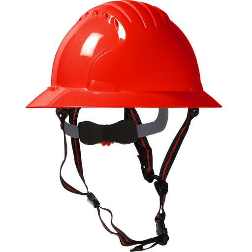 JSP® EVO® 6161 Ascend™ Vented - Full Brim Safety Helmet - HDPE Shell - 280-EV6161V-CH