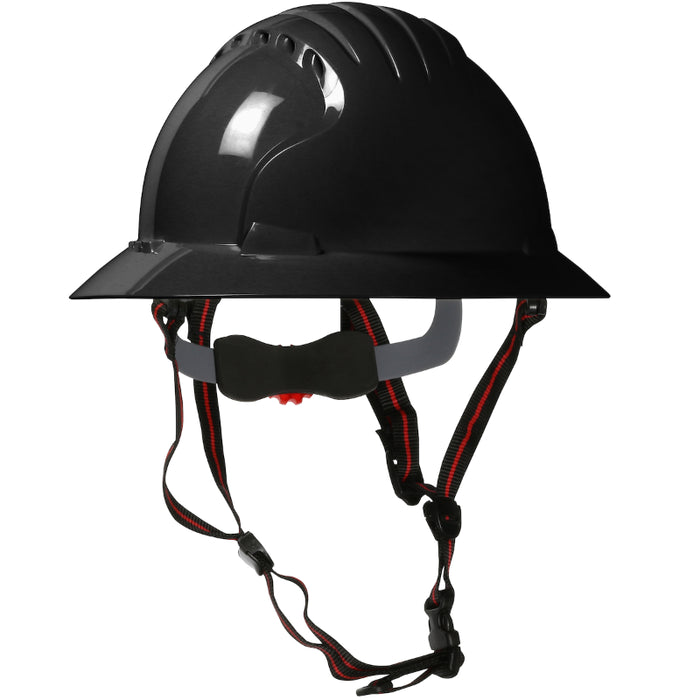JSP® EVO® 6161 Ascend™ Vented - Full Brim Safety Helmet - HDPE Shell - 280-EV6161V-CH