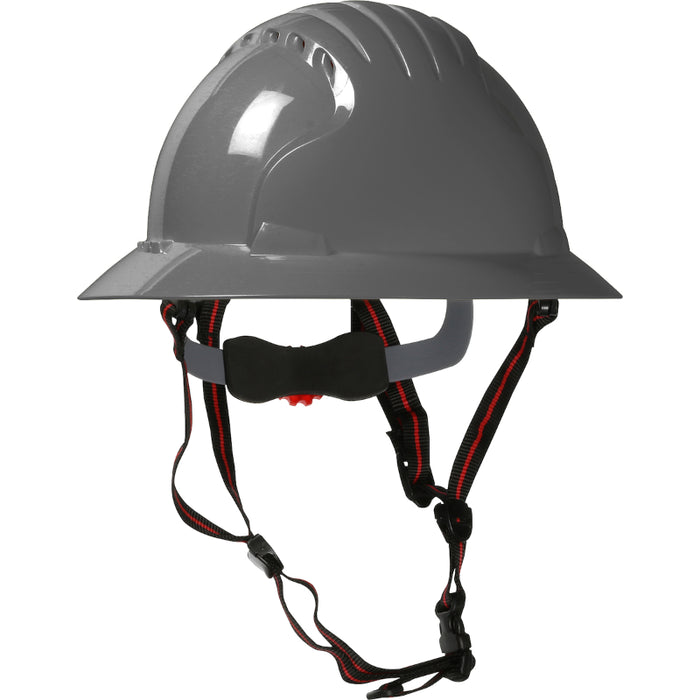 JSP® EVO® 6161 Ascend™ Vented - Full Brim Safety Helmet - HDPE Shell - 280-EV6161V-CH