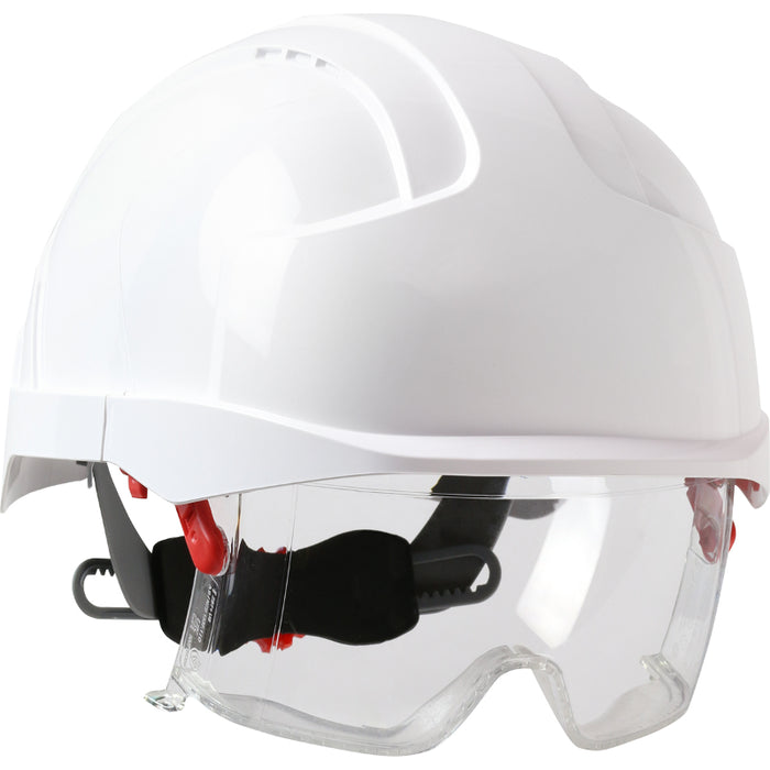 JSP® EVO® VISTAlens™ Non-vented Industrial Safety Helmet 6-Point Polyester Suspension - 280-EVLN