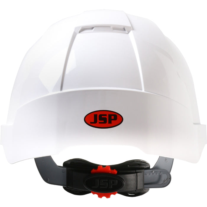 JSP® EVO® VISTAlens™ Non-vented Industrial Safety Helmet 6-Point Polyester Suspension - 280-EVLN