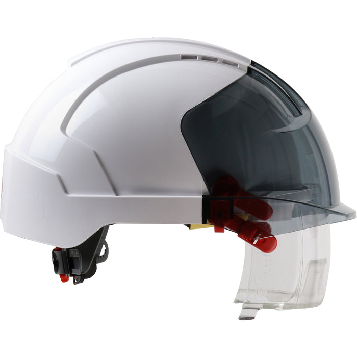 JSP® EVO® VISTAlens™ Non-vented Industrial Safety Helmet 6-Point Polyester Suspension - 280-EVLN