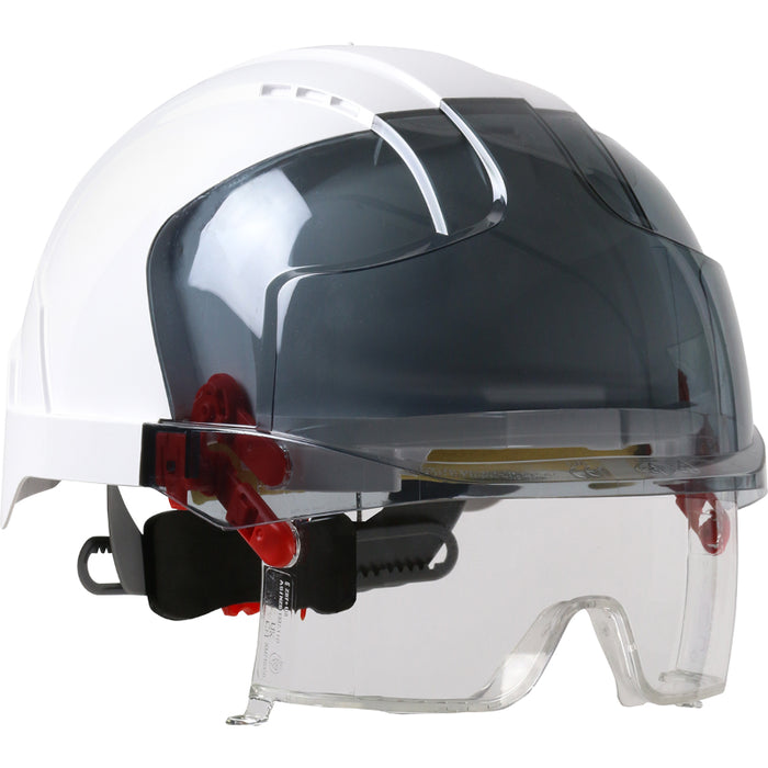 JSP® EVO® VISTAlens™ Non-vented Industrial Safety Helmet 6-Point Polyester Suspension - 280-EVLN