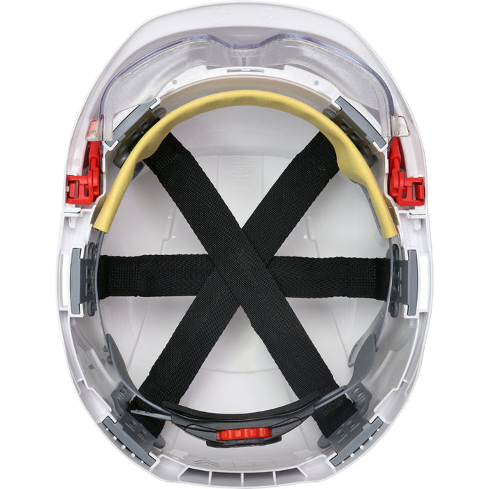 JSP® EVO® VISTAlens™ Non-vented Industrial Safety Helmet 6-Point Polyester Suspension - 280-EVLN