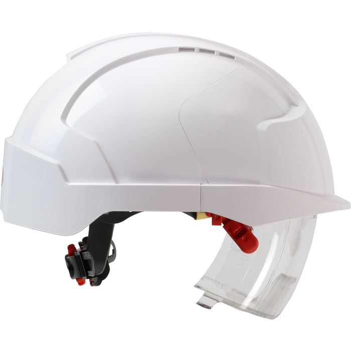 JSP® EVO® VISTAlens™ Non-vented Industrial Safety Helmet 6-Point Polyester Suspension - 280-EVLN
