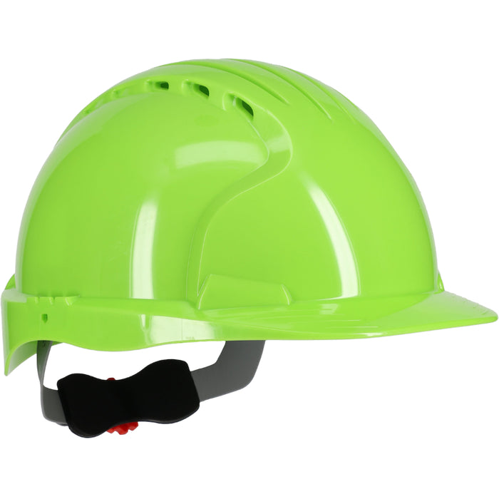 JSP® Evolution® Deluxe 6151 Standard Brim - Vented Hard Hat - 6-Point Polyester Suspension - 280-EV6151V