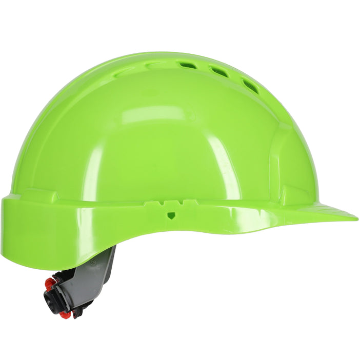 JSP® Evolution® Deluxe 6151 Standard Brim - Vented Hard Hat - 6-Point Polyester Suspension - 280-EV6151V