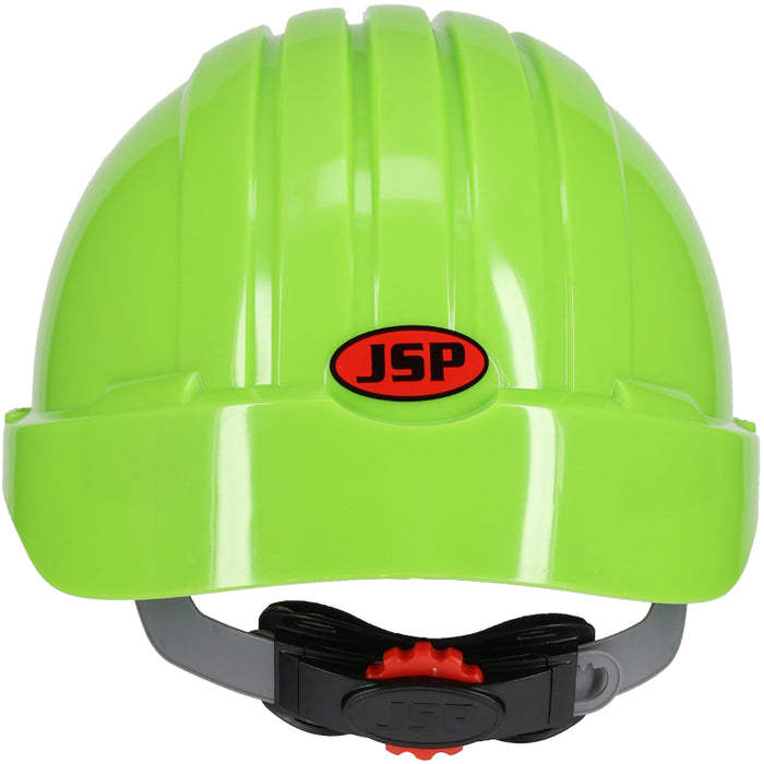 JSP® Evolution® Deluxe 6151 Standard Brim - Vented Hard Hat - 6-Point Polyester Suspension - 280-EV6151V