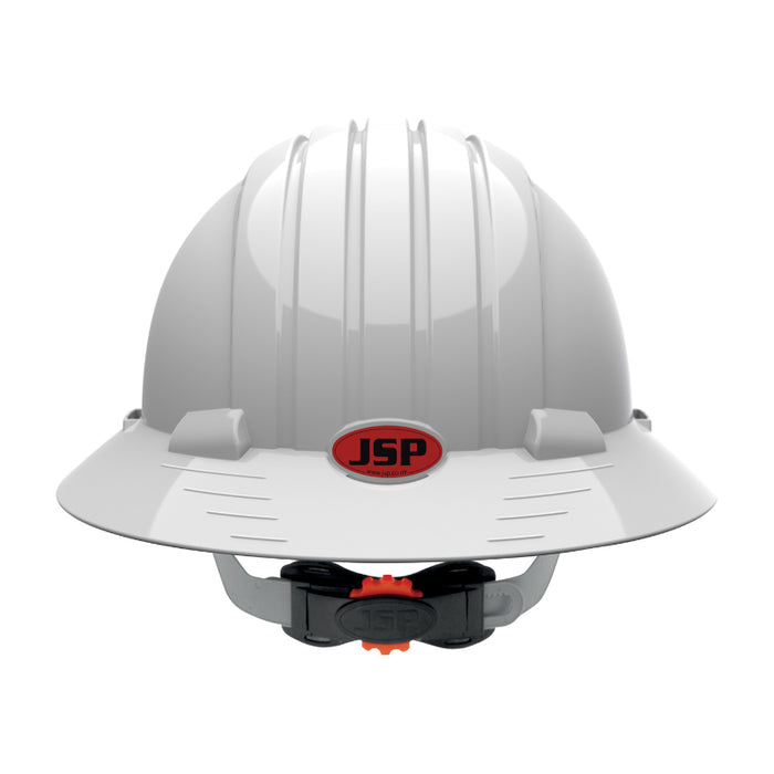 JSP® Evolution® Deluxe 6161 Full Brim Hard Hat - 6-Point Polyester Suspension - Vented - 280-EV6161V