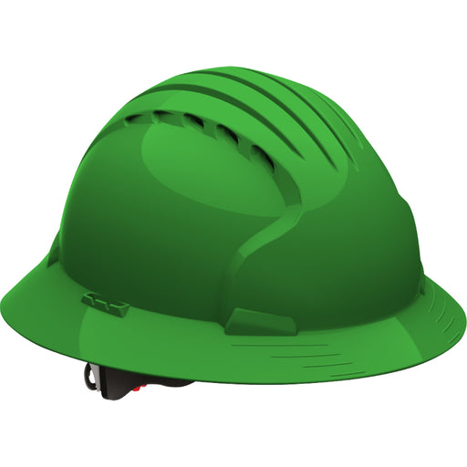 JSP® Evolution® Deluxe 6161 Full Brim Hard Hat - 6-Point Polyester Suspension - Vented - 280-EV6161V