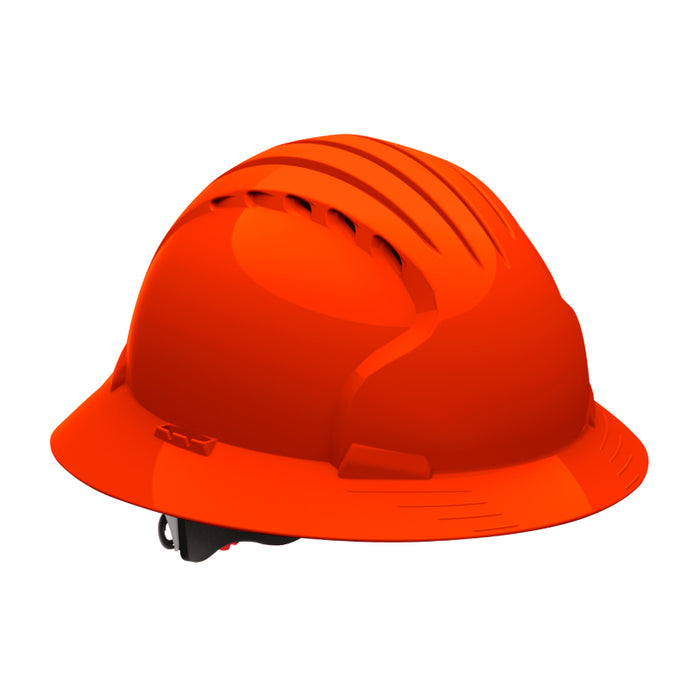 JSP® Evolution® Deluxe 6161 Full Brim Hard Hat - 6-Point Polyester Suspension - Vented - 280-EV6161V