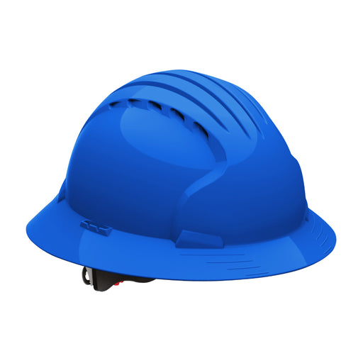 JSP® Evolution® Deluxe 6161 Full Brim Hard Hat - 6-Point Polyester Suspension - Vented - 280-EV6161V