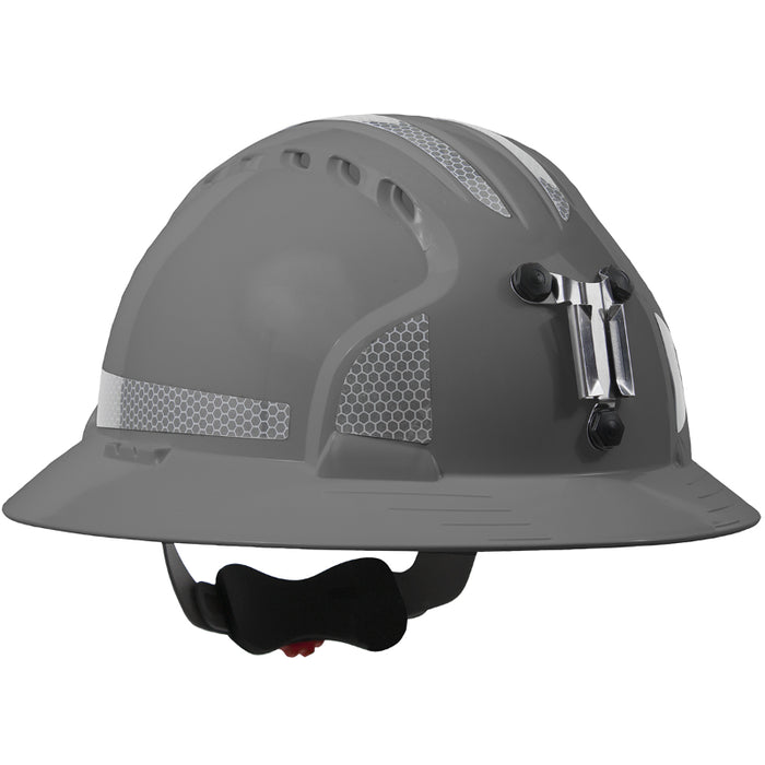 JSP® Evolution® Deluxe 6161 Full Brim Mining Hard Hat with HDPE Shell - 280-EV6161MCR2