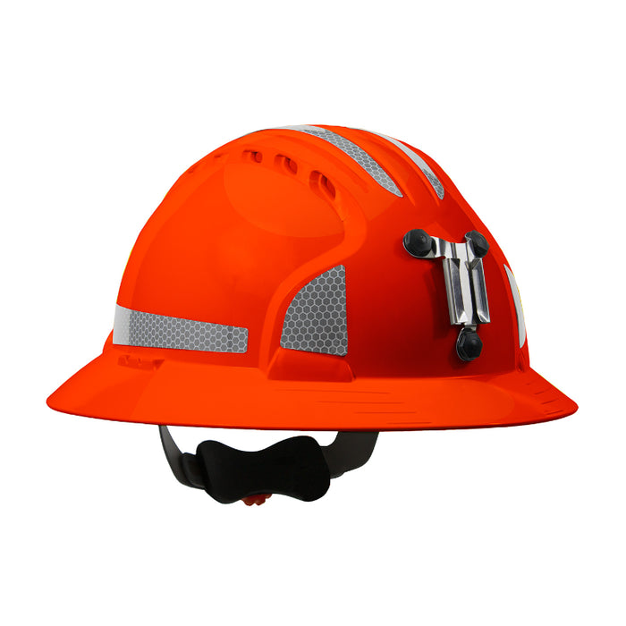 JSP® Evolution® Deluxe 6161 Full Brim Mining Hard Hat with HDPE Shell - 280-EV6161MCR2