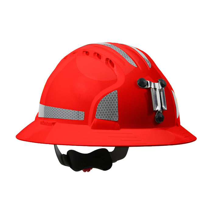 JSP® Evolution® Deluxe 6161 Full Brim Mining Hard Hat with HDPE Shell - 280-EV6161MCR2