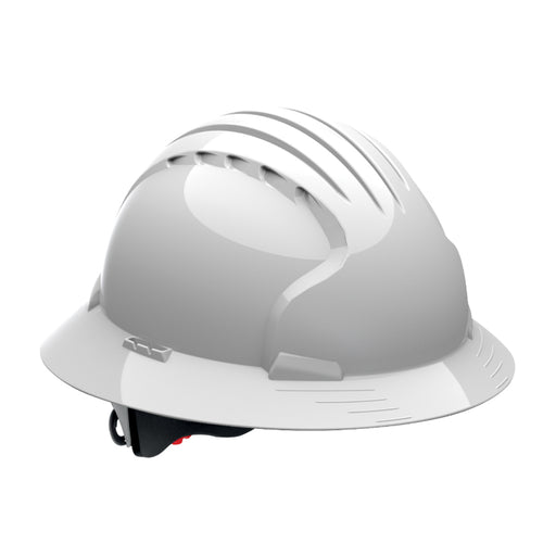 JSP® Evolution® Deluxe Full Brim Hard Hat - 6-Point Polyester Suspension - 280-EV6161