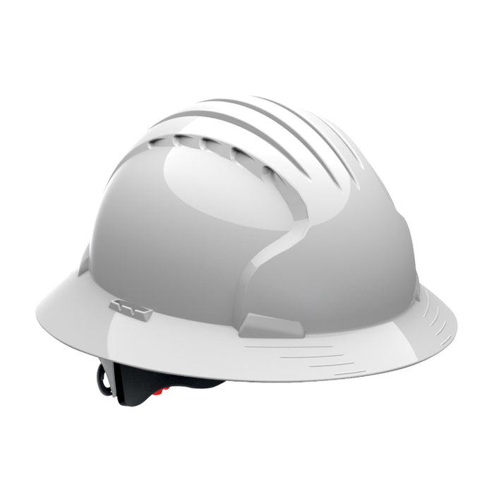 JSP® Evolution® Deluxe Full Brim Hard Hat - 6-Point Polyester Suspension - 280-EV6161