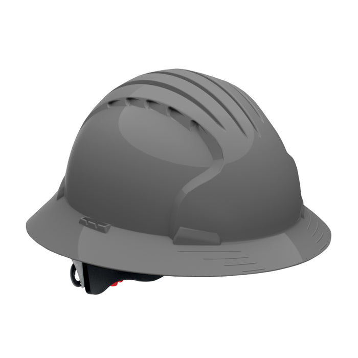 JSP® Evolution® Deluxe Full Brim Hard Hat - 6-Point Polyester Suspension - 280-EV6161