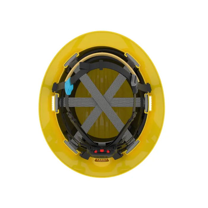 JSP® Evolution® Deluxe Full Brim Safety Helmet - 4 Point adjustable chinstrap - 280-EV6262-CH