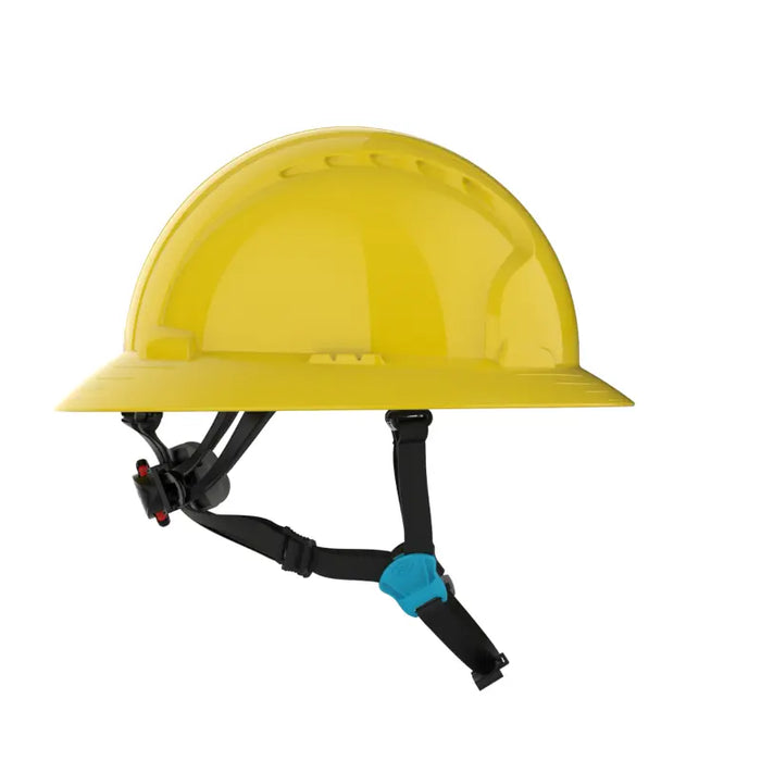 JSP® Evolution® Deluxe Full Brim Safety Helmet - 4 Point adjustable chinstrap - 280-EV6262-CH