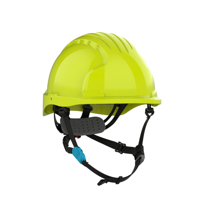 JSP® Evolution® Deluxe Short Brim Safety Helmet - 4-Point Chinstrap - 280-EV6252S-CH