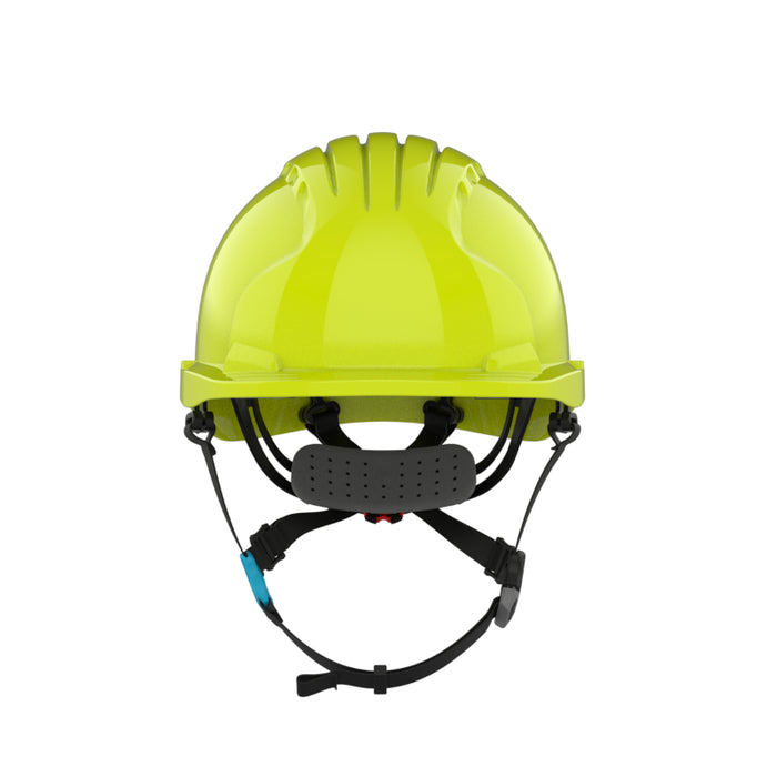 JSP® Evolution® Deluxe Short Brim Safety Helmet - 4-Point Chinstrap - 280-EV6252S-CH
