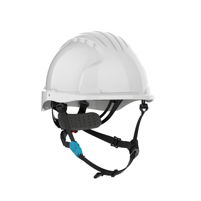 JSP® Evolution® Deluxe Short Brim Safety Helmet - 4-Point Chinstrap - 280-EV6252S-CH