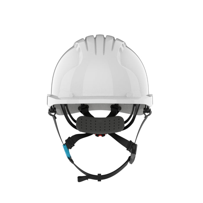 JSP® Evolution® Deluxe Short Brim Safety Helmet - 4-Point Chinstrap - 280-EV6252S-CH