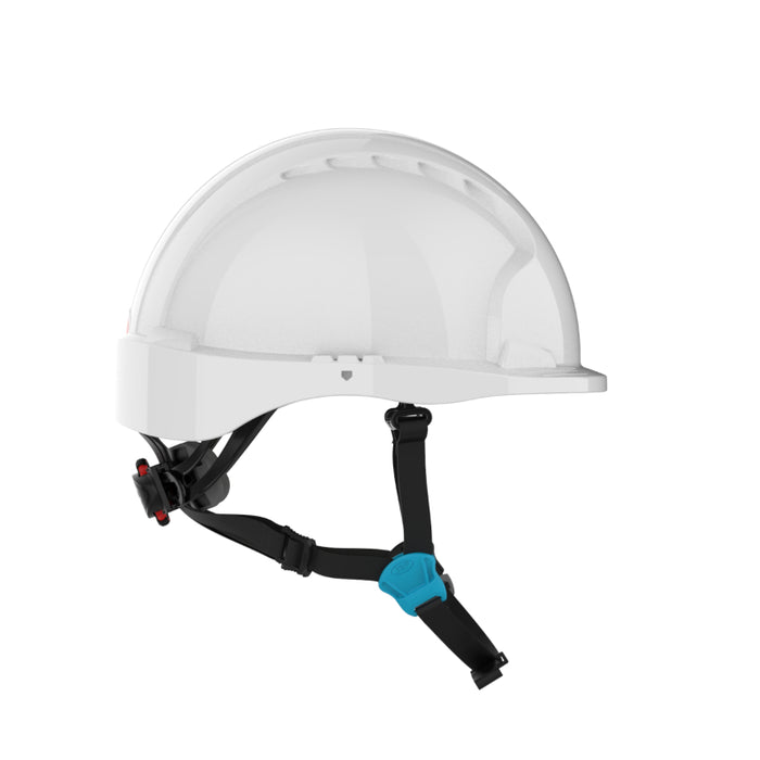 JSP® Evolution® Deluxe Short Brim Safety Helmet - 4-Point Chinstrap - 280-EV6252S-CH