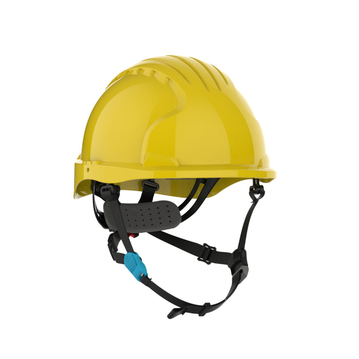 JSP® Evolution® Deluxe Short Brim Safety Helmet - 4-Point Chinstrap - 280-EV6252S-CH