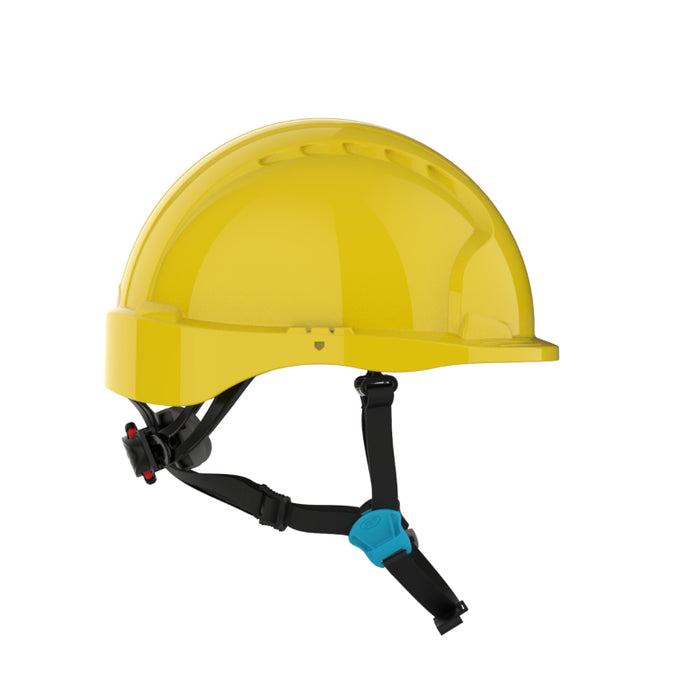 JSP® Evolution® Deluxe Short Brim Safety Helmet - 4-Point Chinstrap - 280-EV6252S-CH
