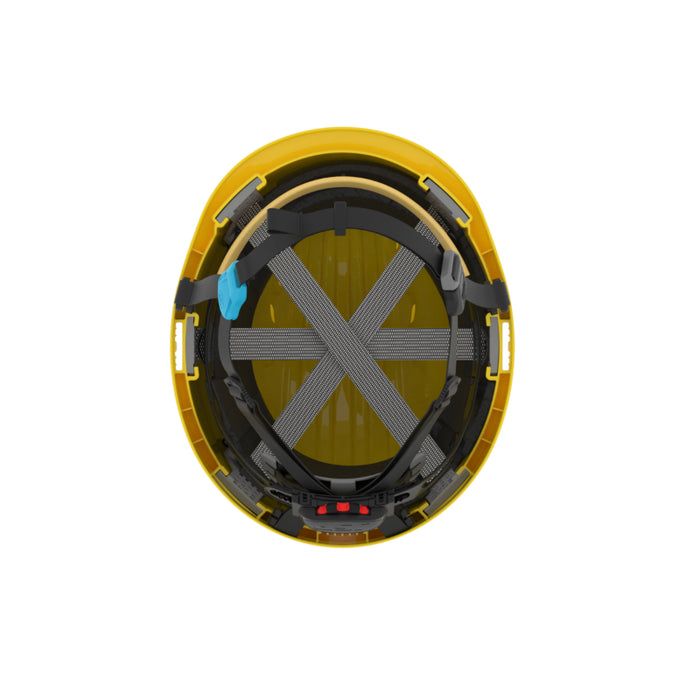 JSP® Evolution® Deluxe Short Brim Safety Helmet - 4-Point Chinstrap - 280-EV6252S-CH