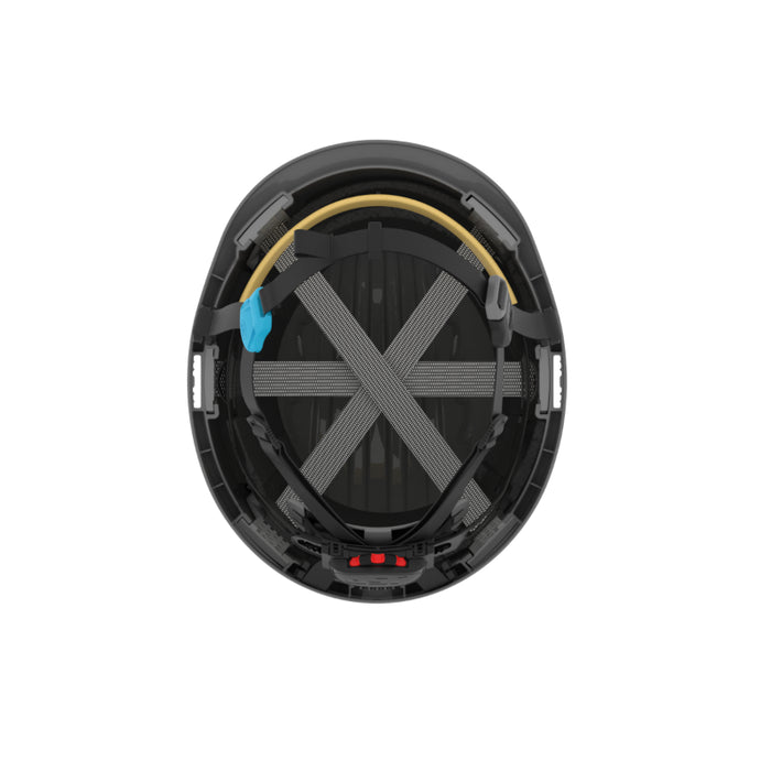 JSP® Evolution® Deluxe Short Brim Vented Safety Helmet - ANSI Class C - 280-EV6252SV-CH
