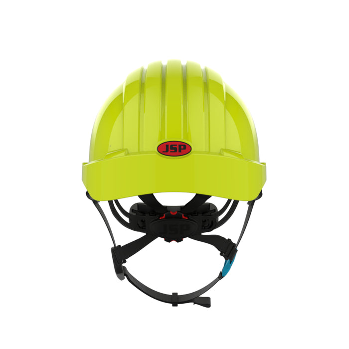 JSP® Evolution® Deluxe Short Brim Vented Safety Helmet - ANSI Class C - 280-EV6252SV-CH