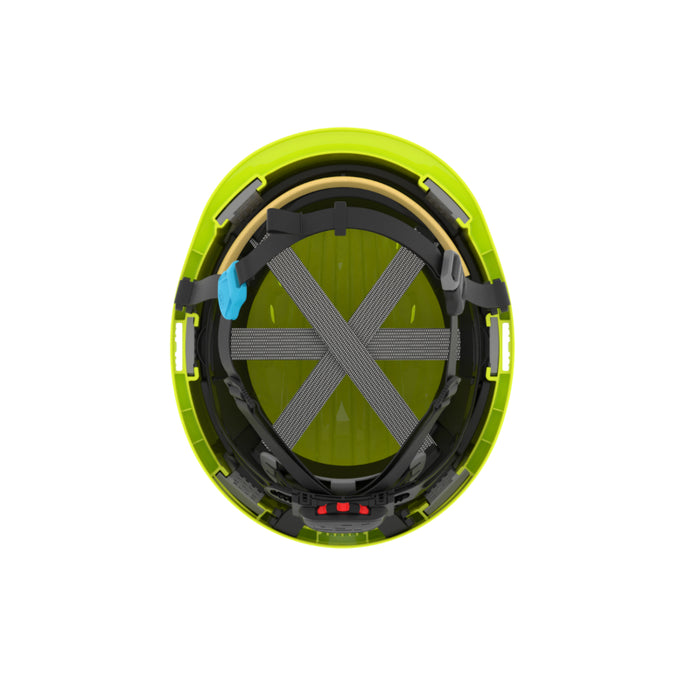 JSP® Evolution® Deluxe Short Brim Vented Safety Helmet - ANSI Class C - 280-EV6252SV-CH