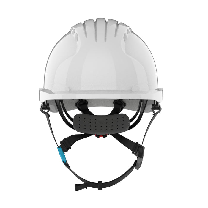 JSP® Evolution® Deluxe Short Brim Vented Safety Helmet - ANSI Class C - 280-EV6252SV-CH