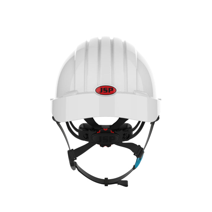 JSP® Evolution® Deluxe Short Brim Vented Safety Helmet - ANSI Class C - 280-EV6252SV-CH