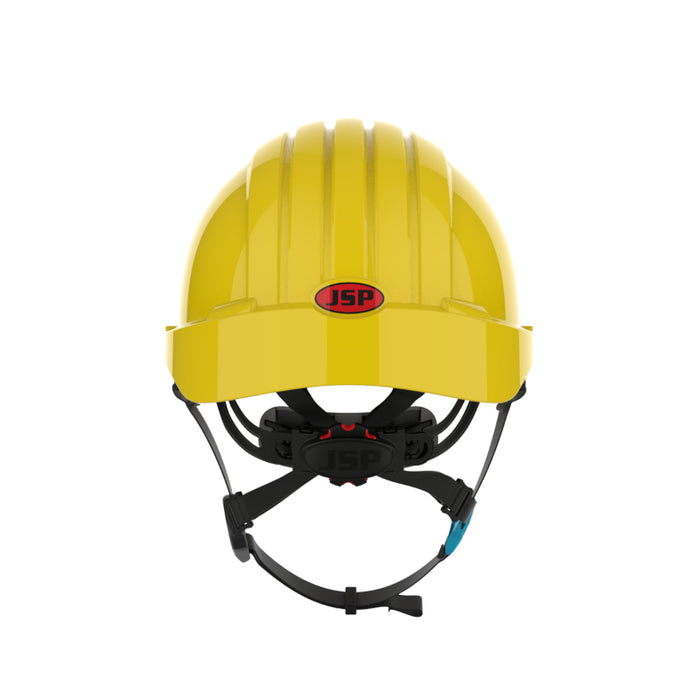 JSP® Evolution® Deluxe Short Brim Vented Safety Helmet - ANSI Class C - 280-EV6252SV-CH