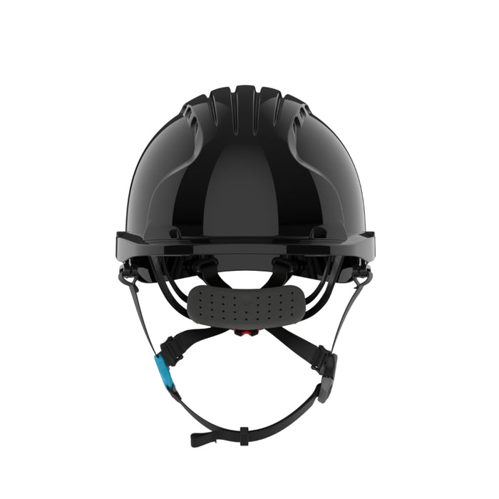 JSP® Evolution® Deluxe Short Brim Vented Safety Helmet - ANSI Class C - 280-EV6252SV-CH
