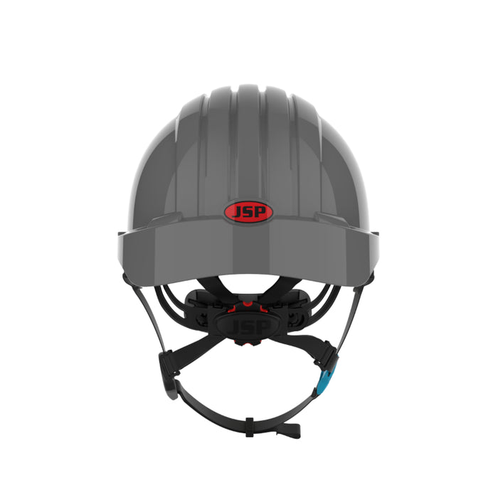 JSP® Evolution® Deluxe Short Brim Vented Safety Helmet - ANSI Class C - 280-EV6252SV-CH