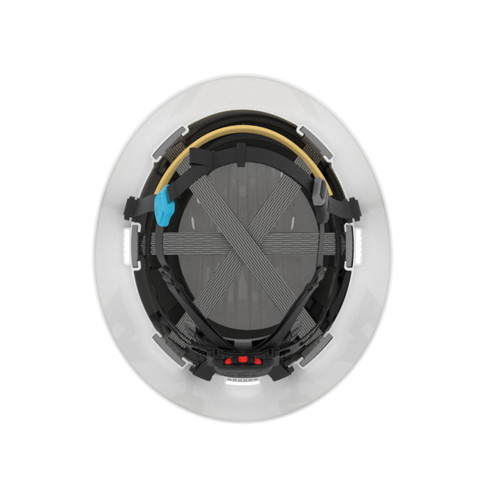 JSP® Evolution® Full Brim Vented Hard Hat - 6 Point Suspension - 280-EV6262V-CH