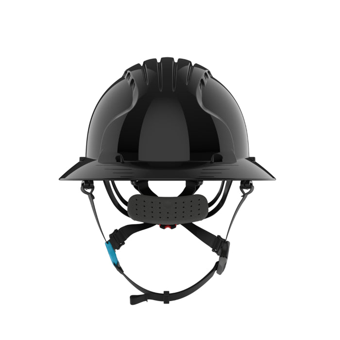 JSP® Evolution® Full Brim Vented Hard Hat - 6 Point Suspension - 280-EV6262V-CH