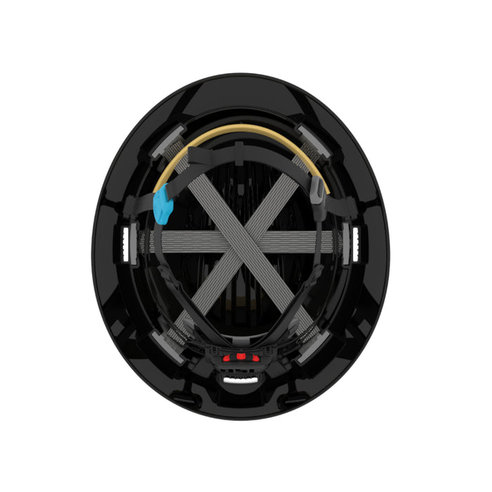 JSP® Evolution® Full Brim Vented Hard Hat - 6 Point Suspension - 280-EV6262V-CH