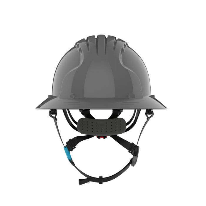 JSP® Evolution® Full Brim Vented Hard Hat - 6 Point Suspension - 280-EV6262V-CH