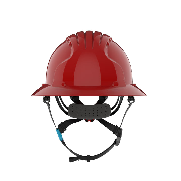 JSP® Evolution® Full Brim Vented Hard Hat - 6 Point Suspension - 280-EV6262V-CH