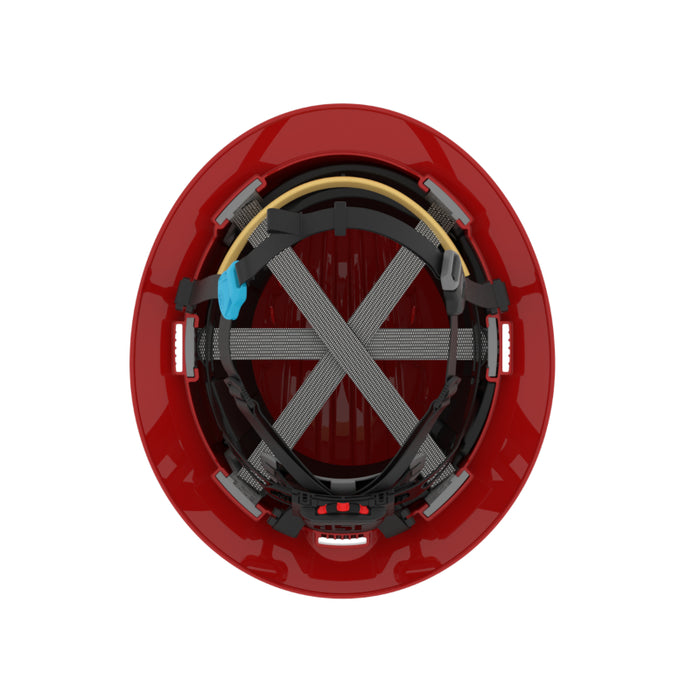 JSP® Evolution® Full Brim Vented Hard Hat - 6 Point Suspension - 280-EV6262V-CH