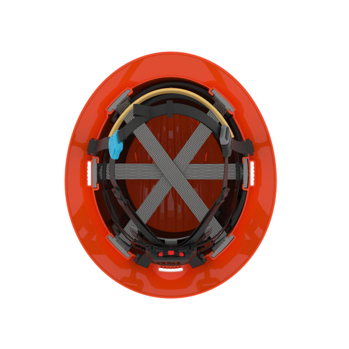 JSP® Evolution® Full Brim Vented Hard Hat - 6 Point Suspension - 280-EV6262V-CH