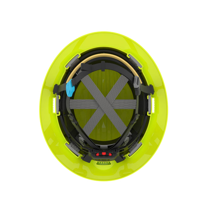 JSP® Evolution® Full Brim Vented Hard Hat - 6 Point Suspension - 280-EV6262V-CH